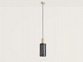 Подвесной светильник Fito латунь - черный 25 см