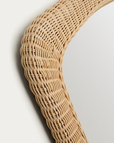 Зеркало из ротанга Zilna 58 x 79 см