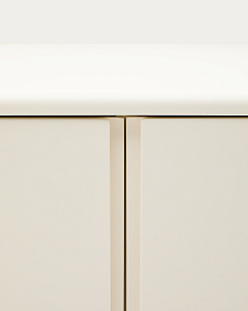 Мебель для ванной комнаты Salaya из лакированной бежевой фанеры ясеня