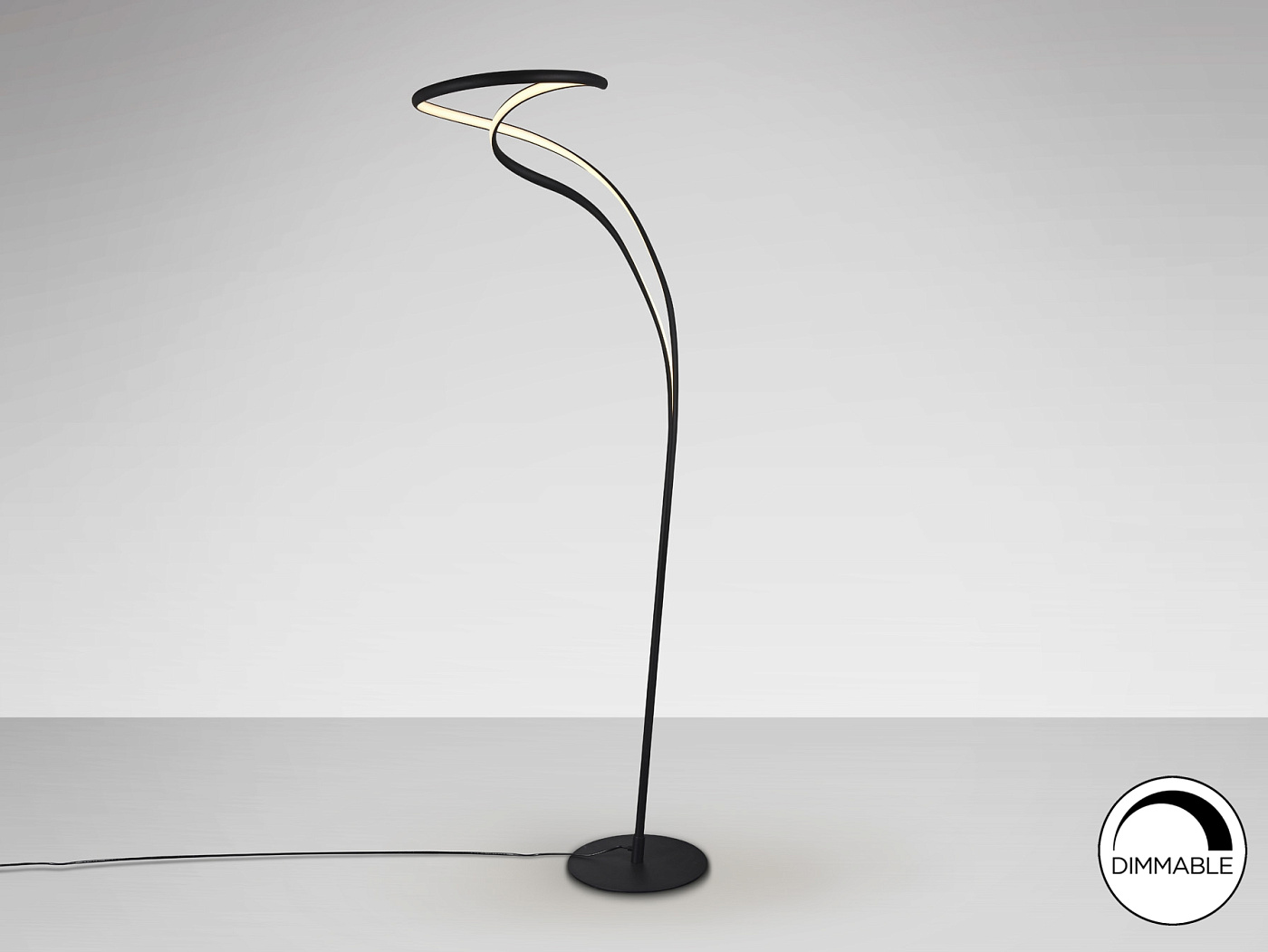 Торшер Danza черный