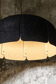 Люстра Mute темно-серый/коричневый 4000K