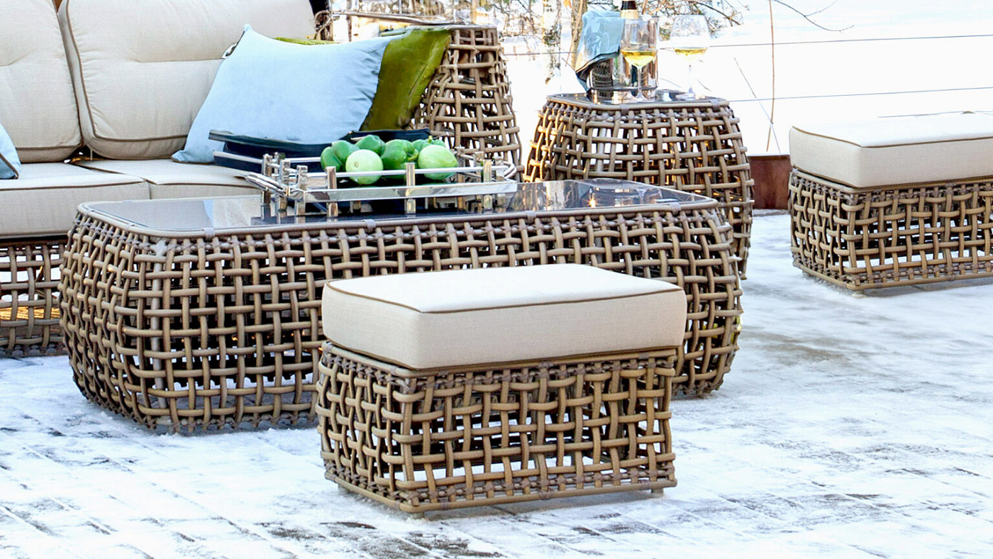 Журнальный столик Dynasty KUBU MUSHROOM