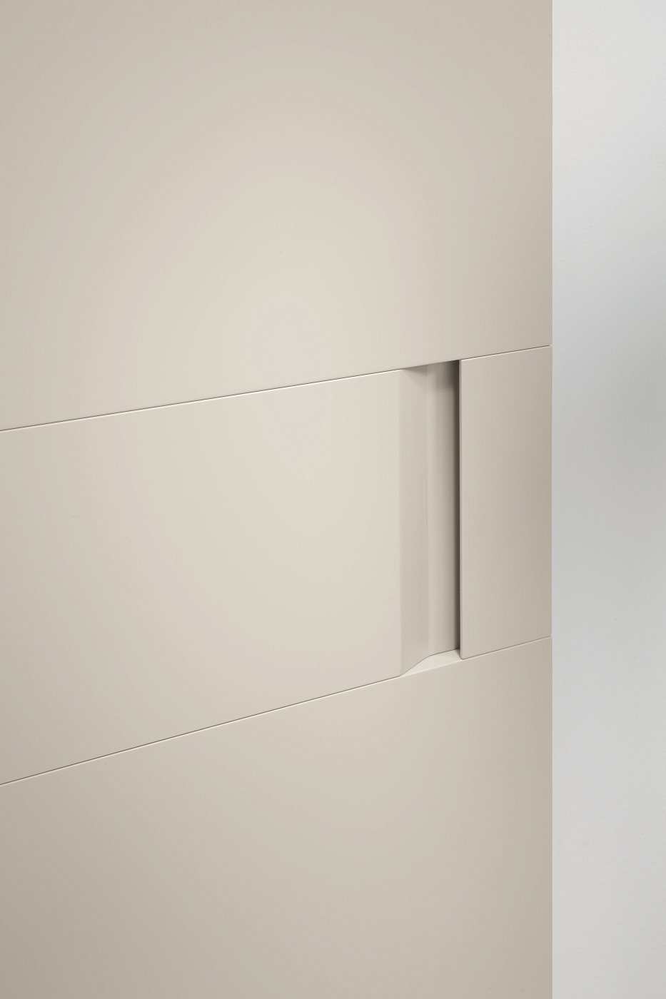 Шкаф-купе Slope 242 x 240 см матовый камень