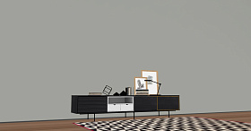 Тумба под ТВ Aura из орехового дерева