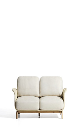 Уличный диван Alipa из акации и веревки цвета экрю 165 см