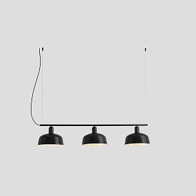 Tatawin M Черный линейный подвесной светильник