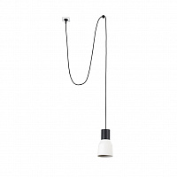 Подвесной светильник Kombo Ø120 бежевый с вилкой