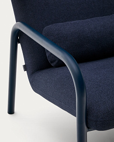 Кресло Inari синее из стали и полиэстра