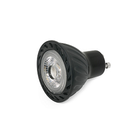 Лампочка черная GU10 LED 8W 4000K 60 гр.