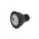 Лампочка черная GU10 LED 8W 4000K 60 гр.