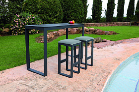 Уличный прямоугольный барный стол Porto