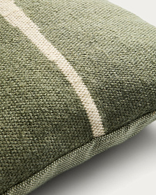 Чехол для подушки Daila зеленого цвета 100% ПЭТ с рисунком в стиле икат 50 x 50 см