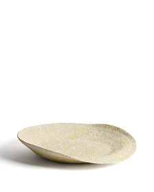 Ваза Medira из керамики цвета экрю и желтого оттенка, диаметр 50,5 см