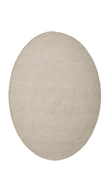 Ковер Despas из синтетического волокна цвета экрю, 200 см