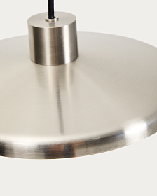 Пoдвесной светильник Nuvira из светло-серого металла