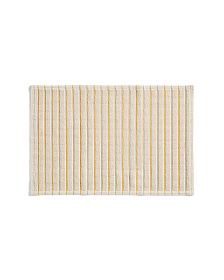 Хлопковый коврик для ванной Merade с желтыми полосками, 50 x 80 см