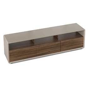 Тумба под TV OLIMAR шпон ореха F, матовый лак RAL 075 70 10