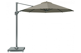 Зонт VOYAGER T1 300x200 E таупе/ антрацитовый с основанием 6088 и чехлом для хранения 7970