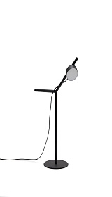 Настольная лампа Orey из черного металла с многопозиционным точечным светильником