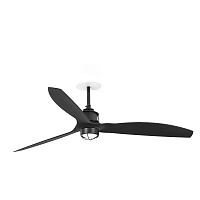 JUST FAN M Потолочный вентилятор с освещением Ш1280 черный 3P 3000K WCTLW