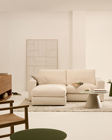 Alea 3-местный модульный диван с левым шезлонгом и съемным чехлом 220 см