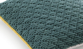 Подушка Silai голубой - зеленый 50x50