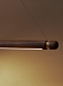 Подвесной светильник Linea H Walnut-Gold