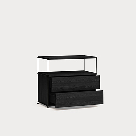 Сервант Aurea 2Dr черный