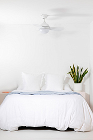 Белый потолочный вентилятор с освещением Hvar 24W