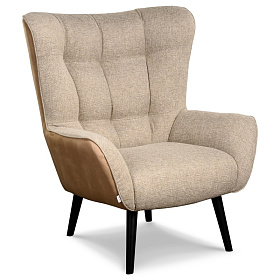 Кресло Juliet ткань col. Gunny MG 191, col. Nubuk NB 03