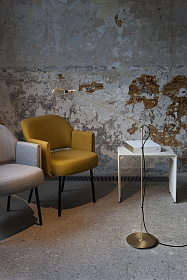 Торшер Tema матовый никель