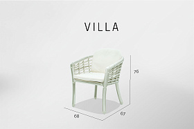 Кресло обеденное Villa OFF WHITE MUSHROOM