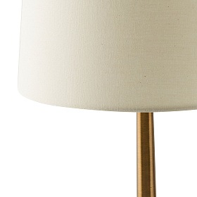 Настольная лампа Rem бронза/бежевый