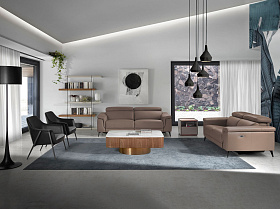 Диван 5319-3P-M9922 /6105 3-х местный с реклайнером