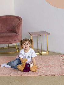 Хлопковый ковер Lillaland COLORFUL PINK 120*180