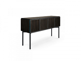 Консоль Barbican Macassar Ebony/черный/синий