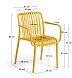 Садовый стул Isabellini в горчичном цвете
