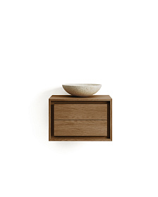 Kenta Мебель для ванной из массива тика с натуральной отделкой, 60 x 45 см