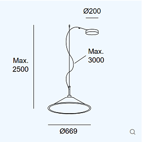 Подвесной светильник Shoemaker ø669mm 00-7731-05-EQ