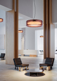 Подвесной светильник Ringo 90 розовый Triac