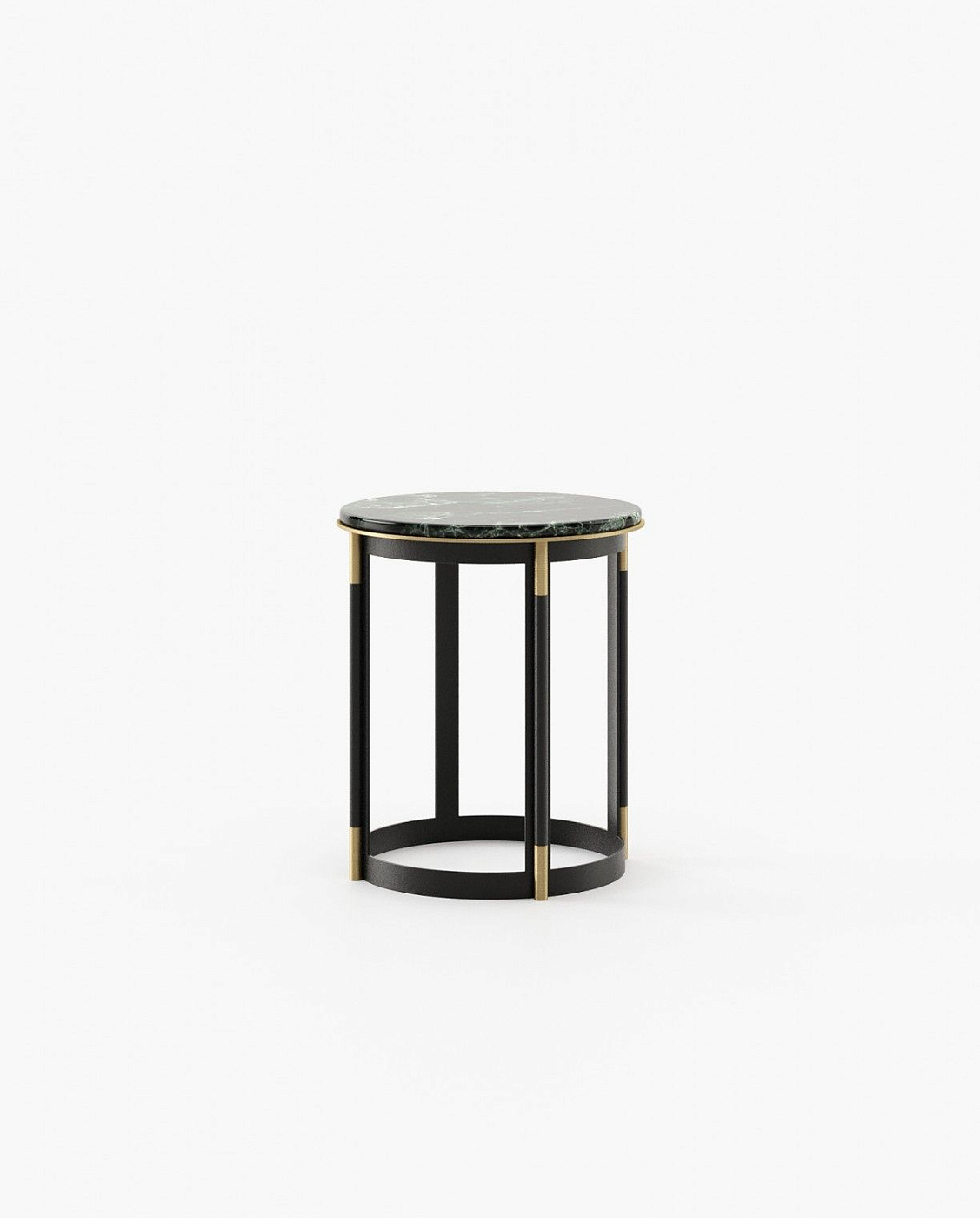 Приставной столик Lyssa Ø47 мрамор