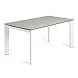 Стол Atta 160 (220) x90 белый керамика