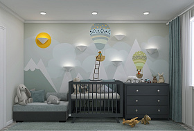 Комод Lillaland Anna 3 ящика темно-серый