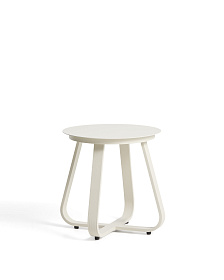 Уличный столик Tamaris из алюминия цвета экрю Ø48 см