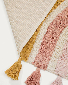 Ковер Tadea 100% хлопок разноцветная радуга 90 x 150 см