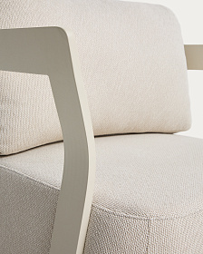 Уличное кресло Tamaris из алюминия цвета экрю