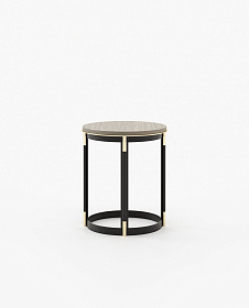 Приставной столик Lyssa Ø47 дерево