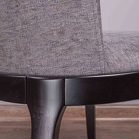 Стул Garbo ткань Artex melange 18, матовые черные ножки