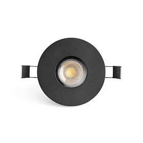 NIVA Встраиваемый светильник FIJO IP65 черный 1xGU10 MR16