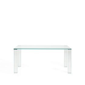 Стол Adularia из прозрачного закаленного стекла 160 x 90 см